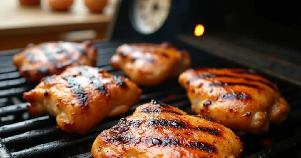 how long to grill chicken thighs