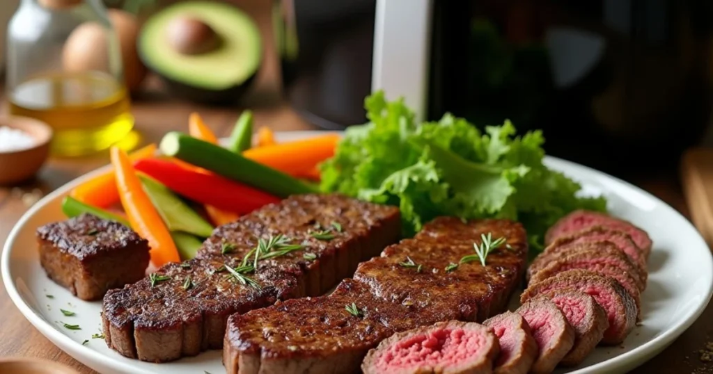 beef air fryer recipes keto