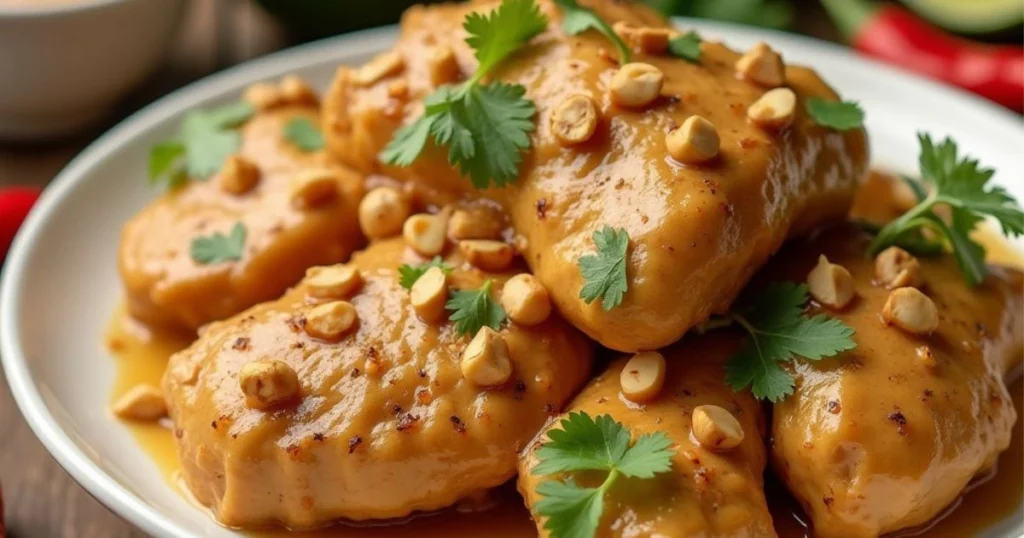 chicken with peanut butter recipe